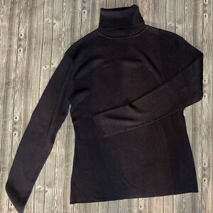 Grey Turtleneck Sweater